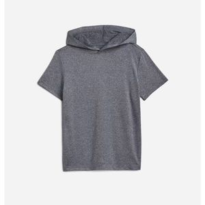 Boys XL (16-18) grey short sleeve sport hoodie